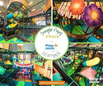 trampoline et toboggans